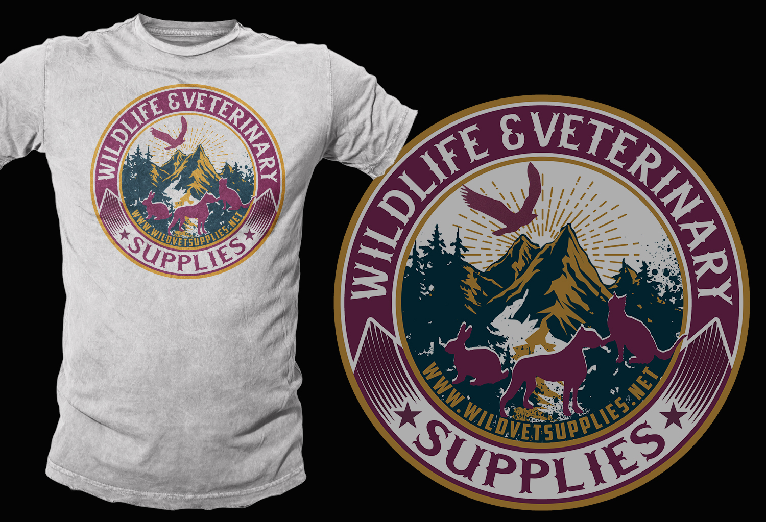 T-shirt Design by DCLA for Wildlife & Veterinary Supplies | Design #15836630
