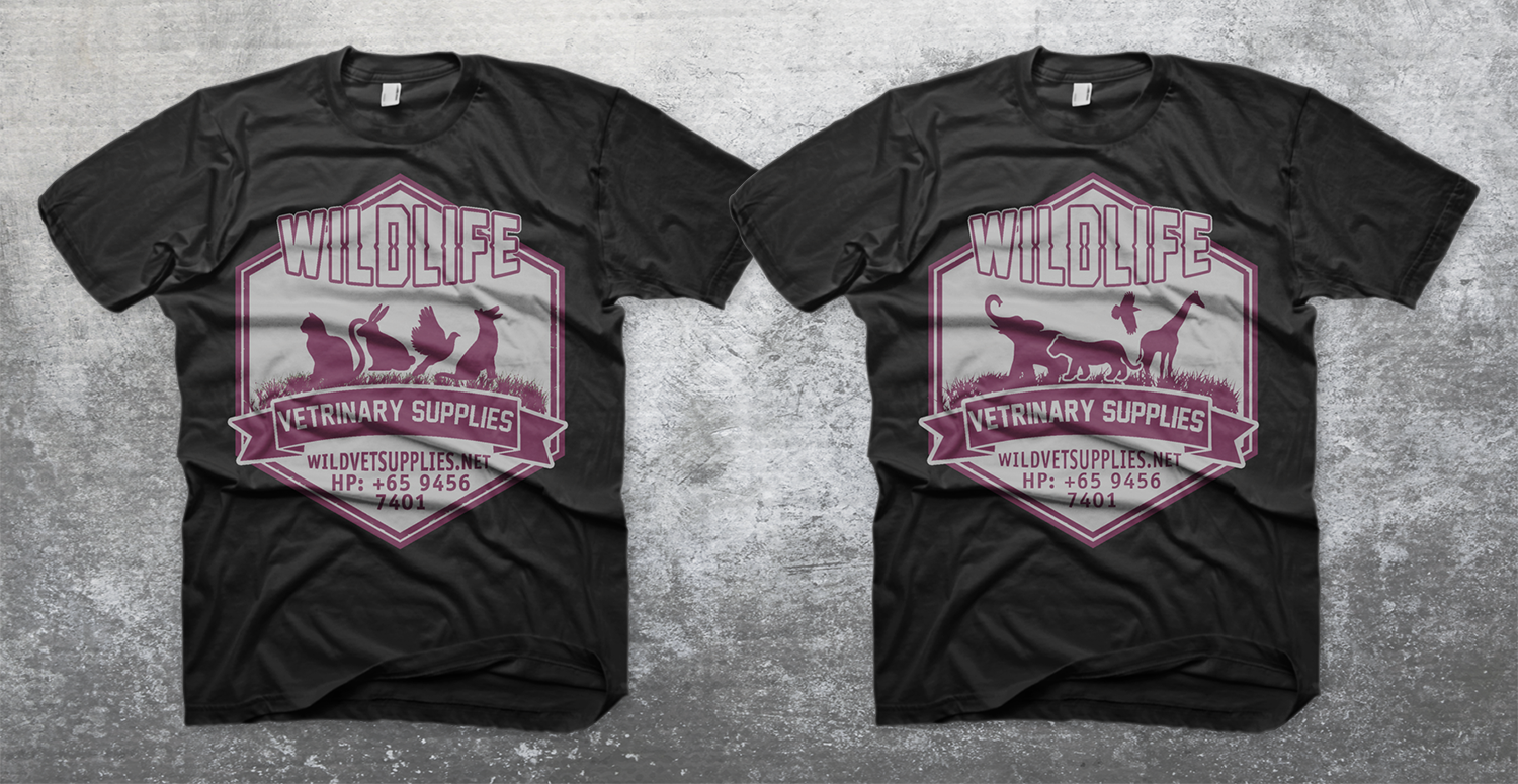 T-shirt Design by OT Design for Wildlife & Veterinary Supplies | Design #15852856