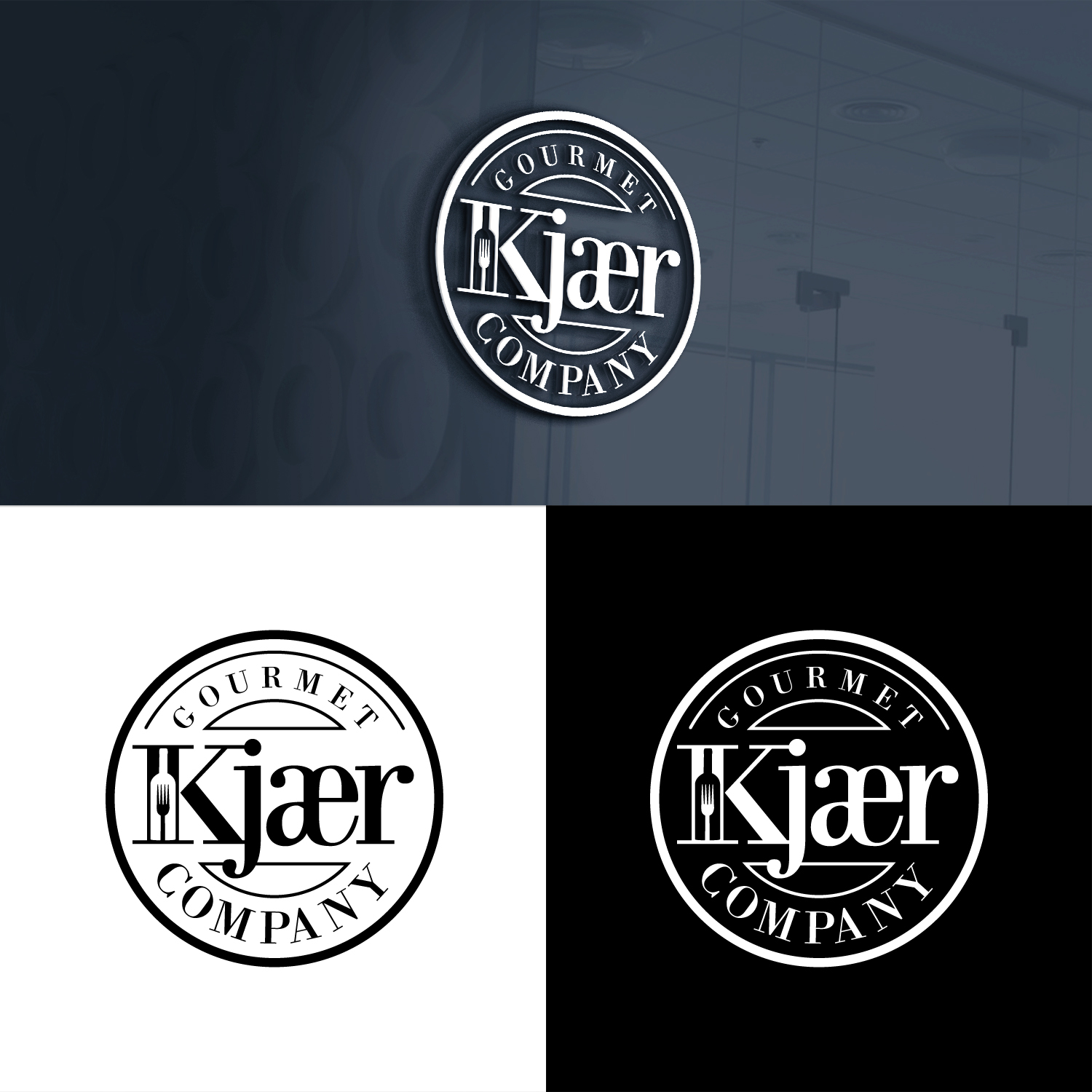 Logo Design by cesarcuervo for Kjær Company | Design #15876252