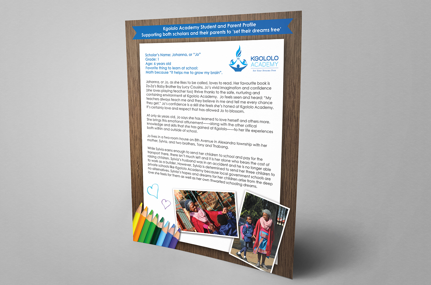 Design de Flyer par - SWING - pour Kgololo Academy | Design #15807074