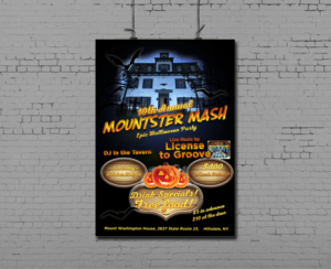 Mountster Mash 2017 Halloween Party Poster | Flyer Design by gooddesign