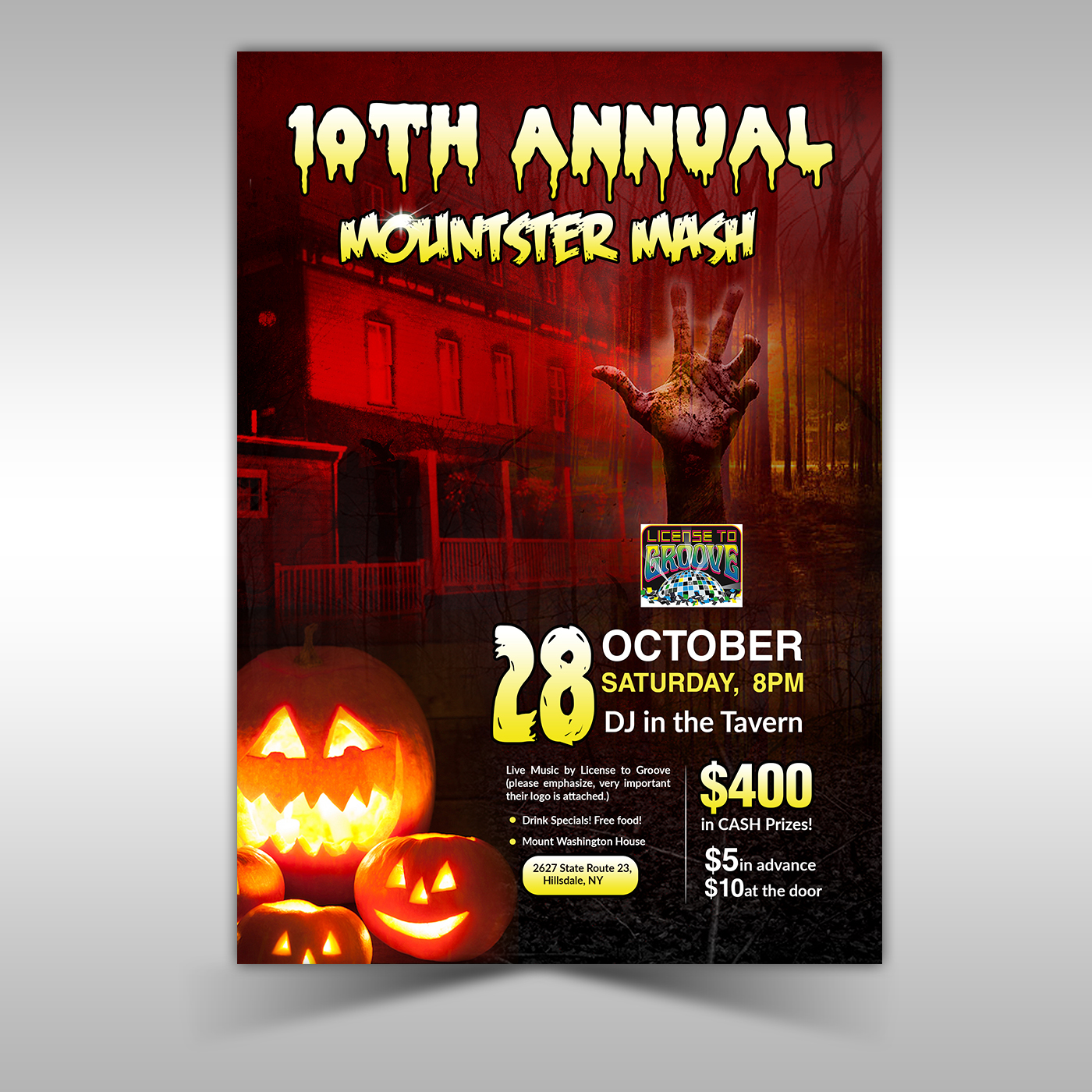 bold playful night club flyer design for a company by sd route that accepts posters and flyers