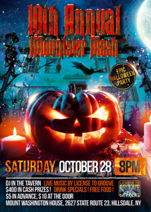 Mountster Mash 2017 Halloween Party Poster | Flyer-Design von Bayu_susilo