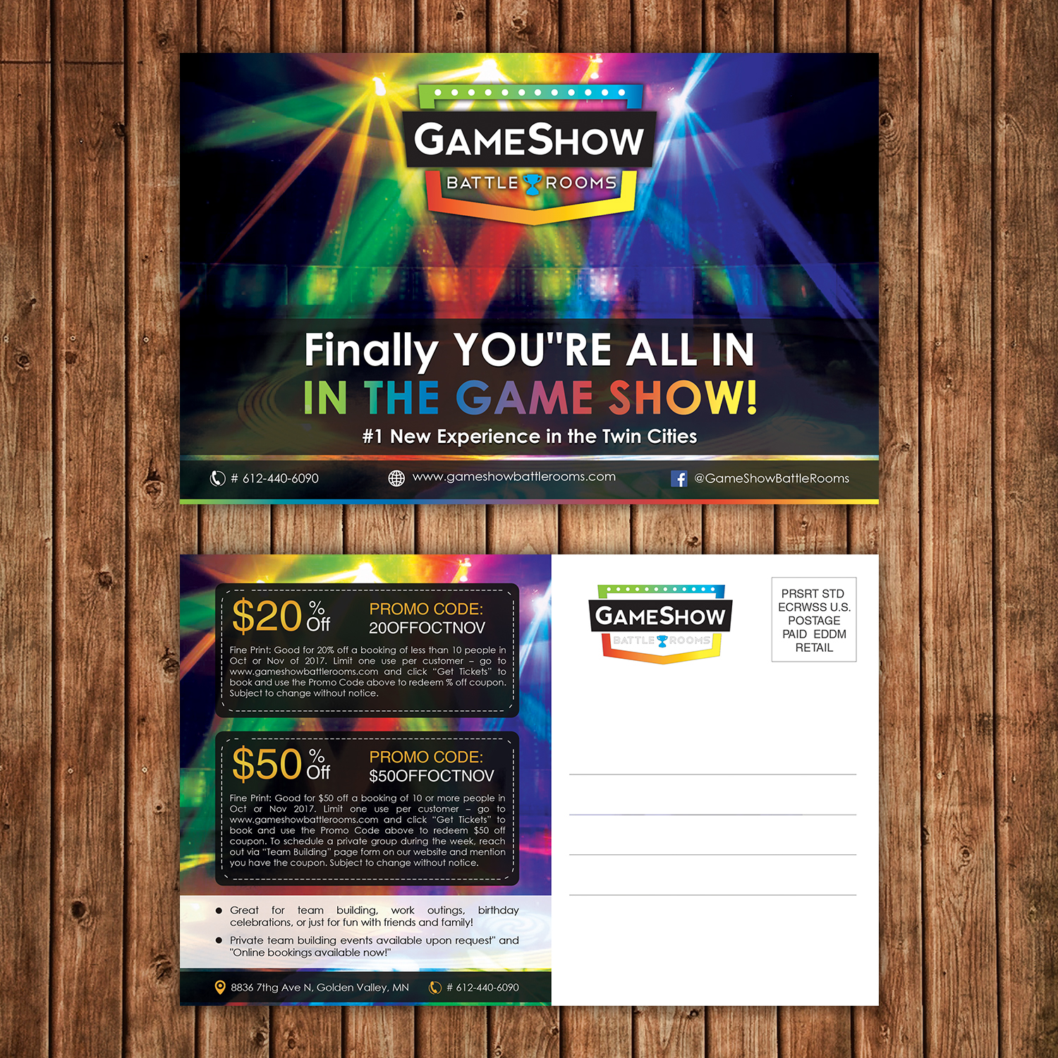 Postkarten-Design von debdesign für dieses Projekt | Design #15852769