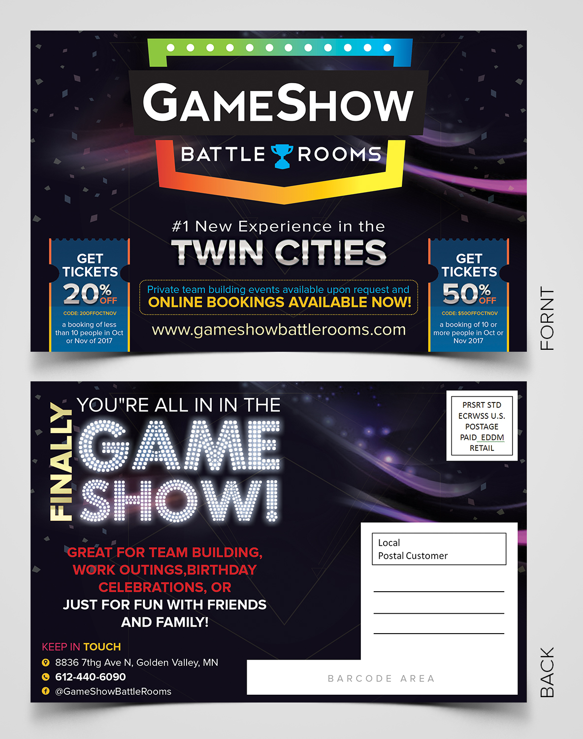 Postcard Design by SAI DESIGNS for this project | Design #15819045