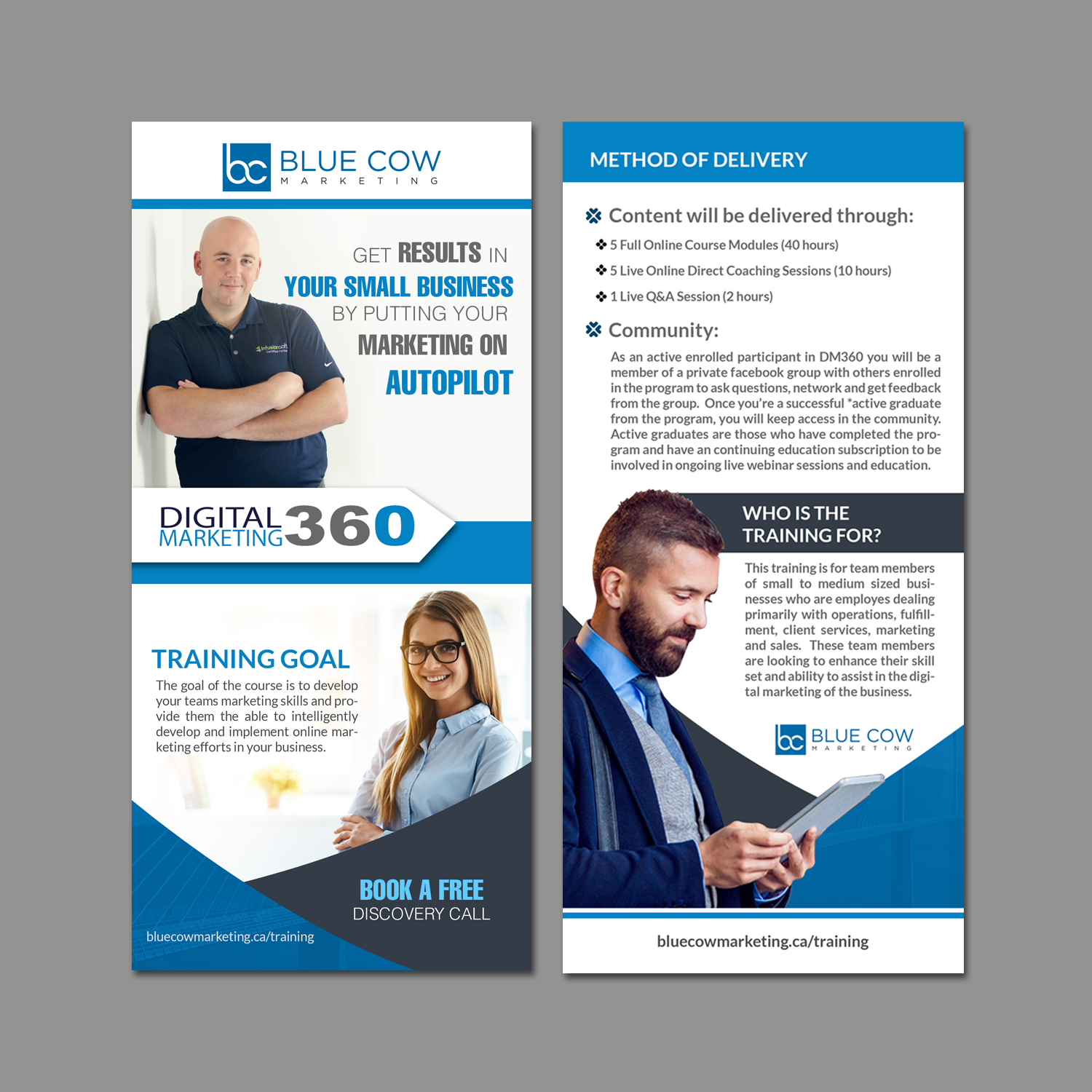 Flyer Design by debdesign for Blue Cow Marketing Inc. | Design #15804544