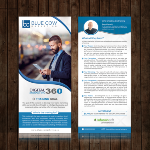 Flyer Design by debdesign for Blue Cow Marketing Inc. | Design: #15805589