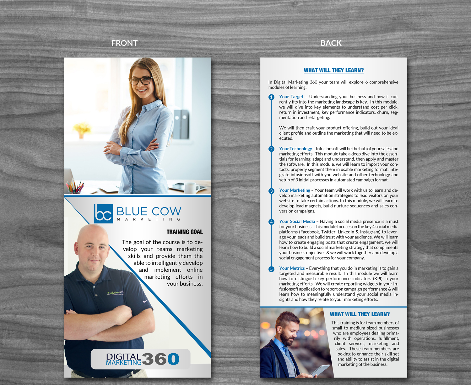 Flyer Design by debdesign for Blue Cow Marketing Inc. | Design #15812332
