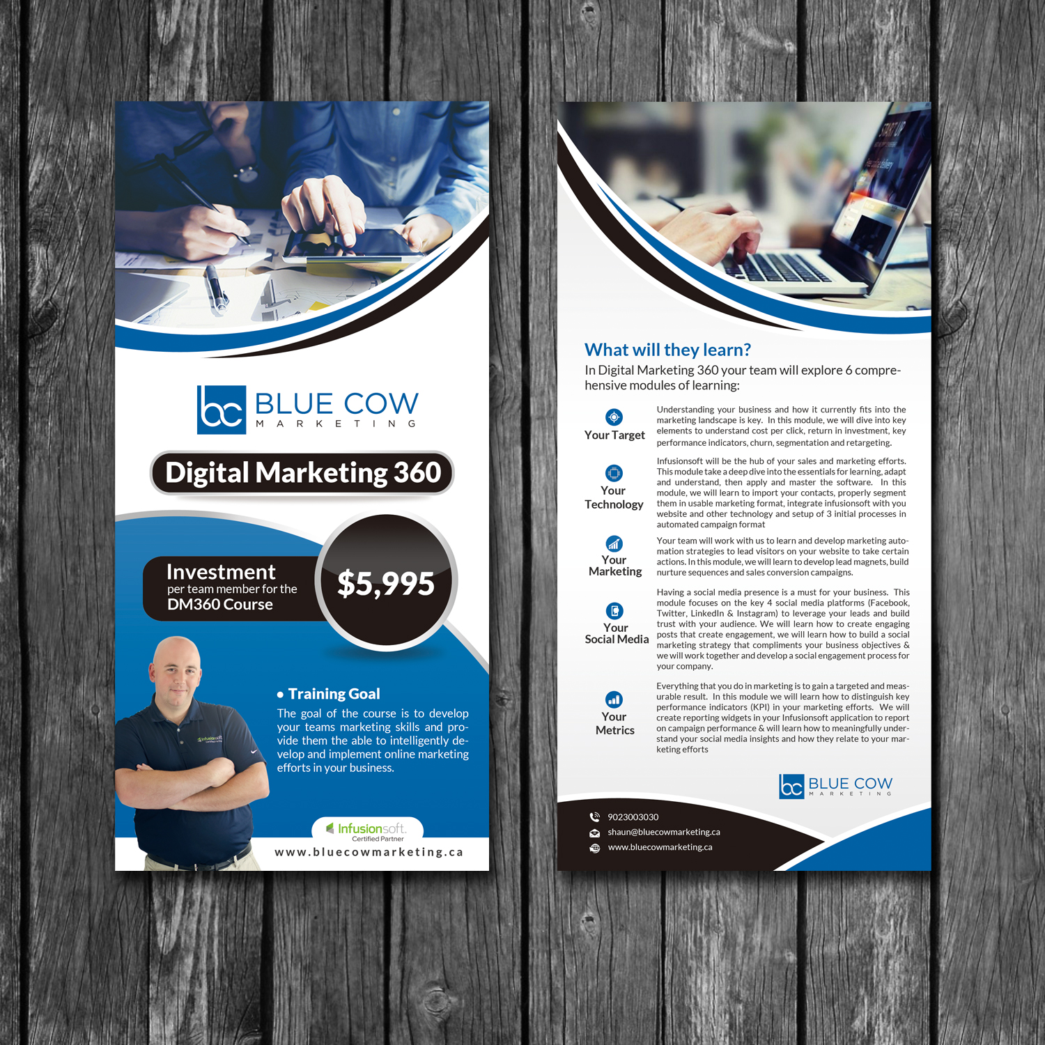 Flyer Design by creative.bugs for Blue Cow Marketing Inc. | Design #15808829