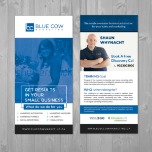 Flyer Design by aspiremedia for Blue Cow Marketing Inc. | Design: #15819742