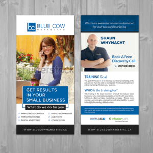 Flyer Design by aspiremedia for Blue Cow Marketing Inc. | Design: #15819744