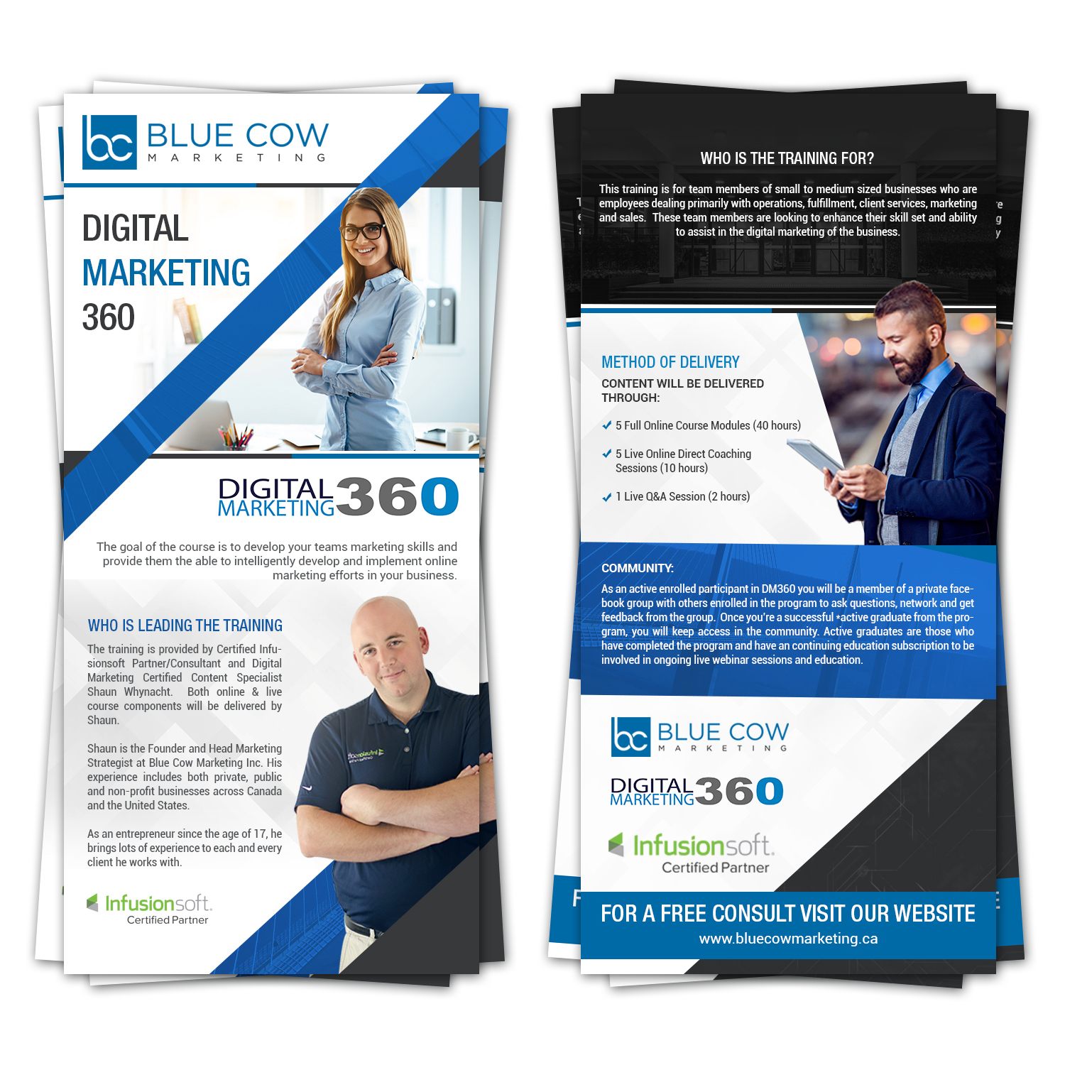 Flyer Design by Deepak_9_Malhotra for Blue Cow Marketing Inc. | Design #15845650