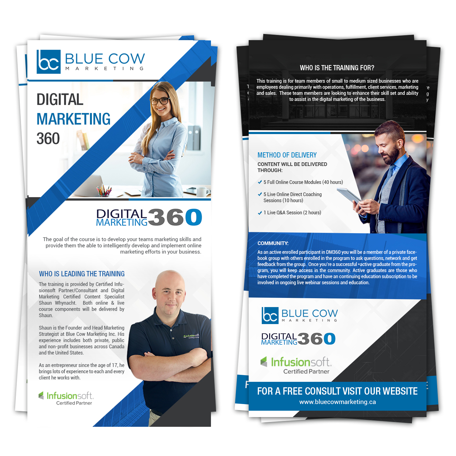 Flyer Design by Deepak_9_Malhotra for Blue Cow Marketing Inc. | Design #15904748