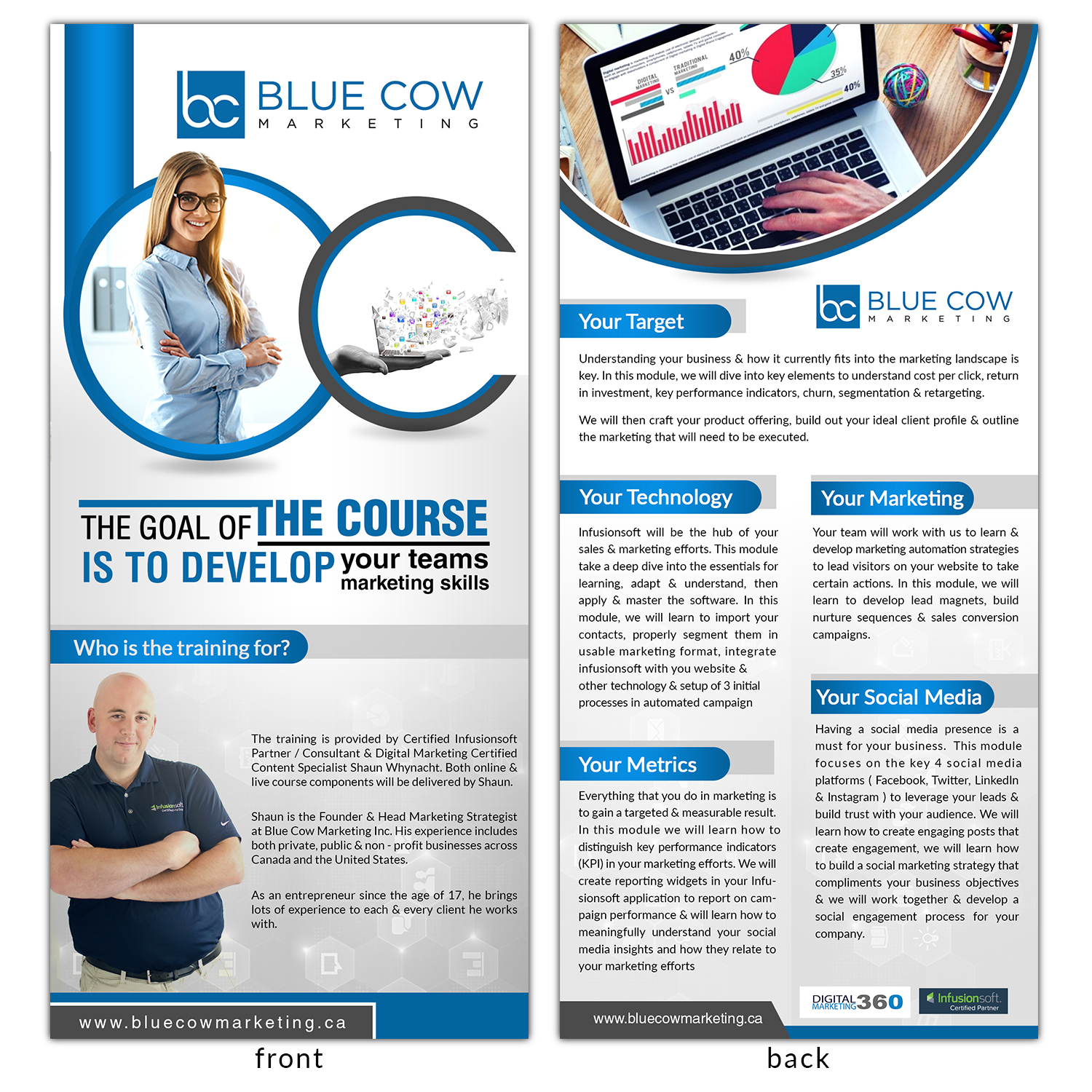 Design de Flyer par SAI DESIGNS pour Blue Cow Marketing Inc. | Design #15855919