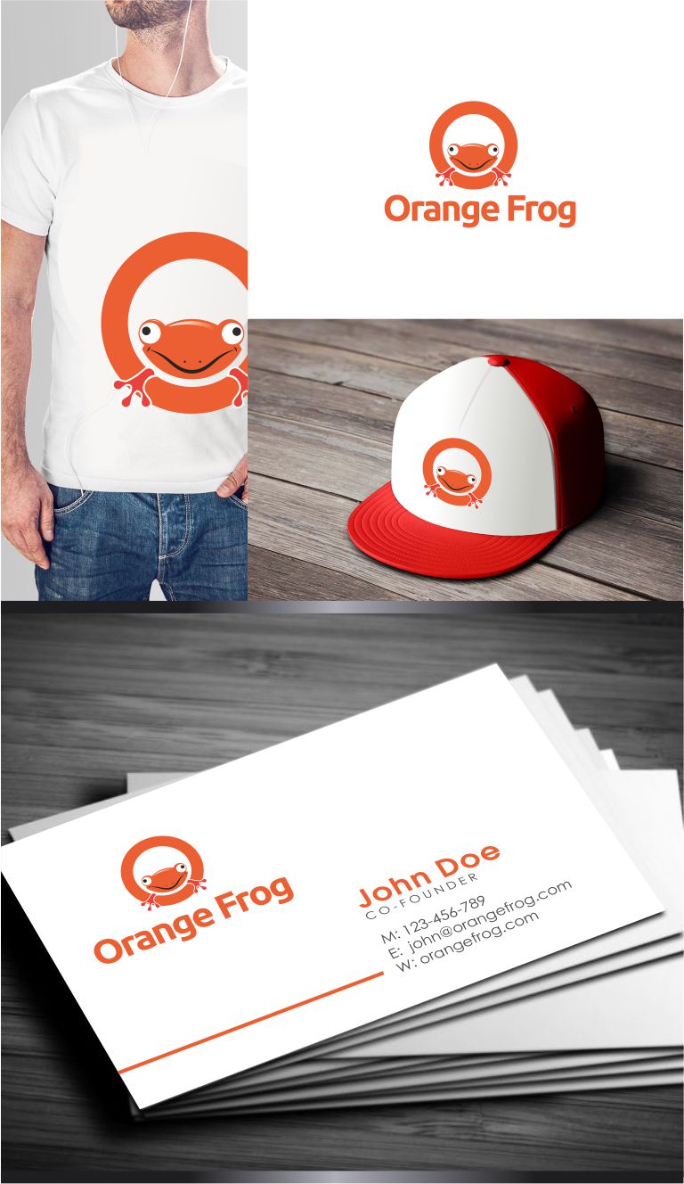 Diseño de Logo por ecorokerz para Orange Frog | Diseño #15817192