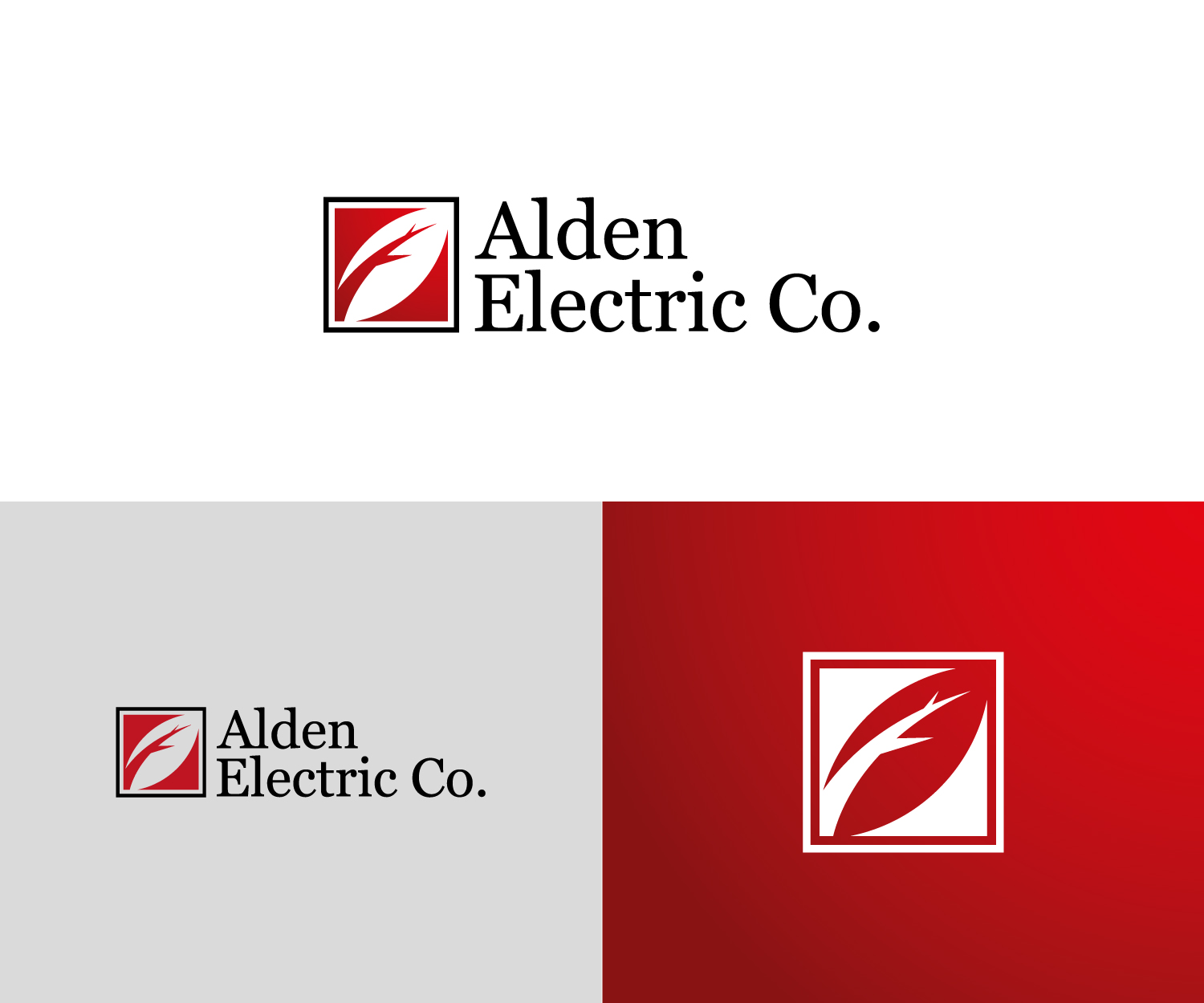 Diseño de Logo por FLoc! Studio para Alden Electric Co | Diseño #15813029