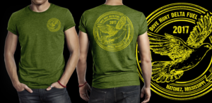 Dove Hunt DELTA FUEL T Shirt design | T-shirt Design by Bayu_susilo