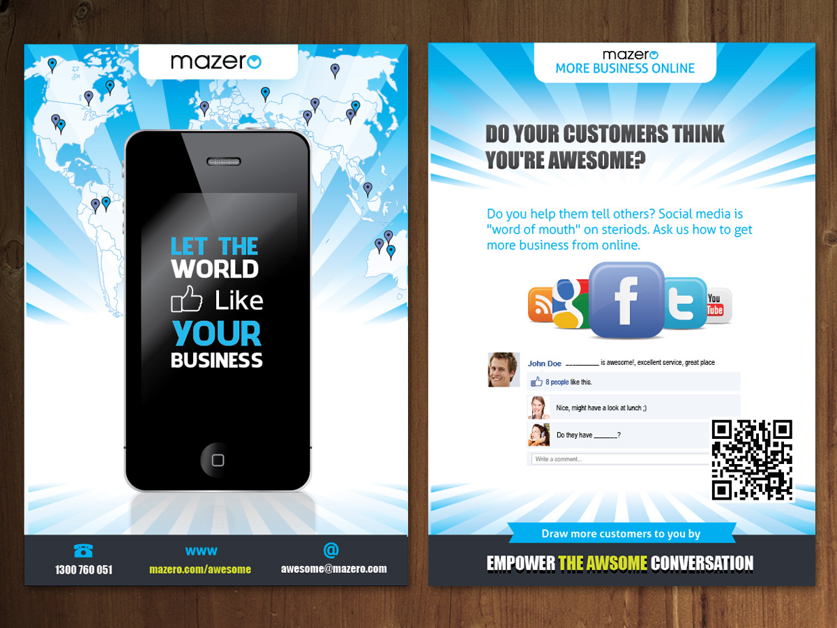 Diseño de Flyer por MNM para Mazero | Diseño: #603866