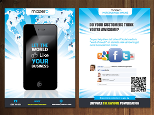 Diseño de Flyer por MNM para Mazero | Diseño: #603866