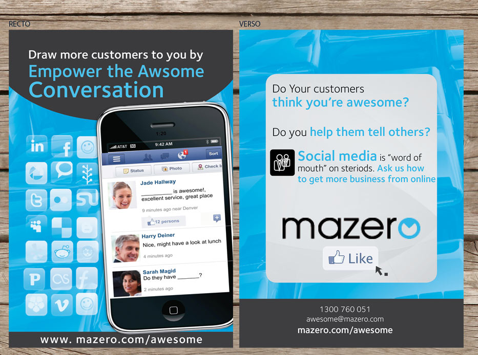 Flyer Design by san011 for Mazero | Design #604170