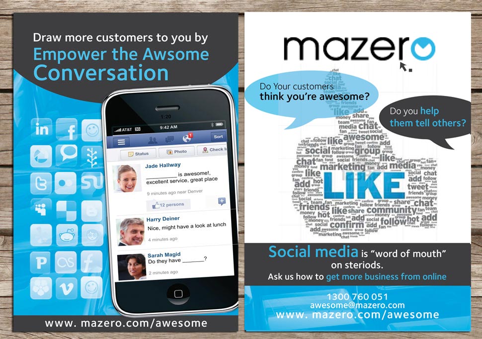 Diseño de Flyer por san011 para Mazero | Diseño #606104