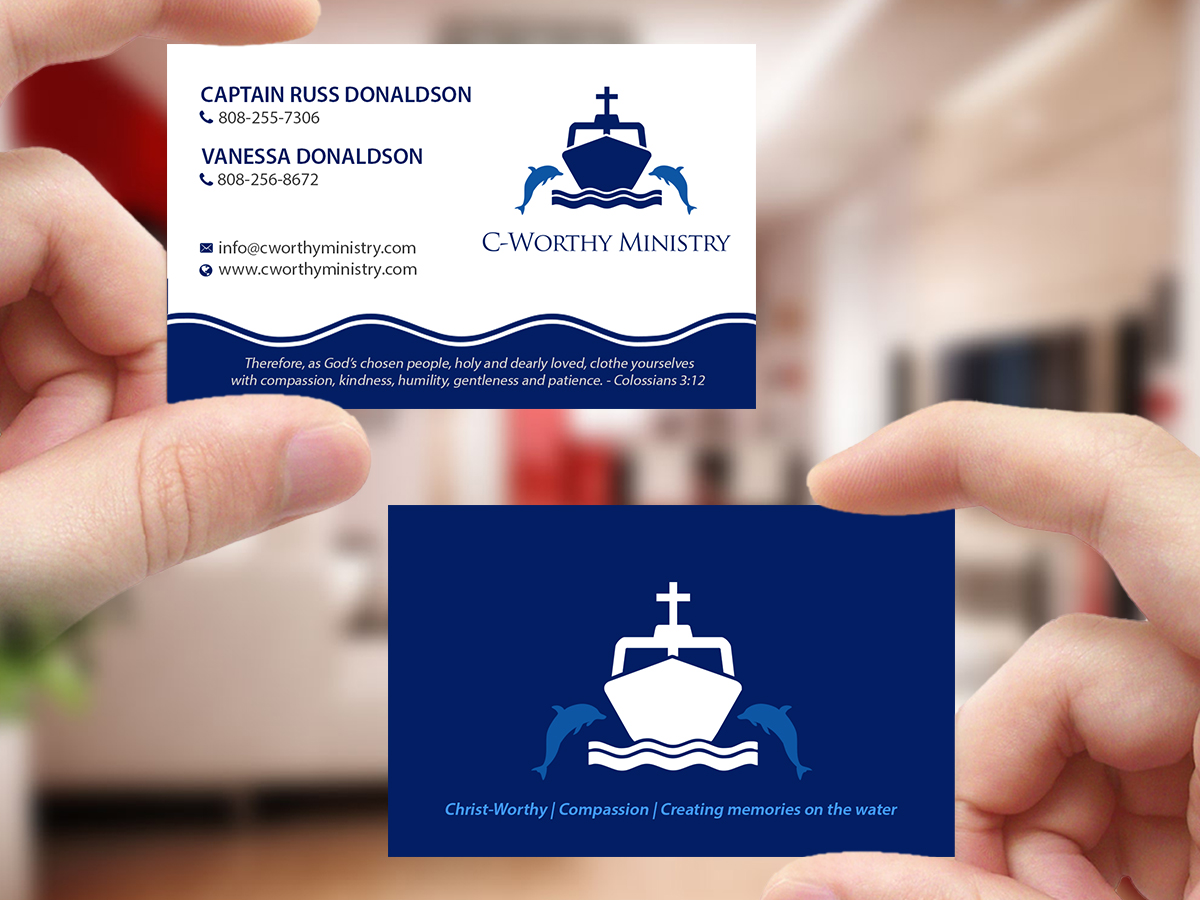 Business Card Design by Creations Box 2015 for Seaworthy Outreach | Design #15861808