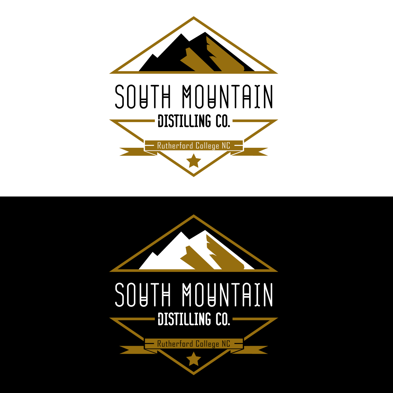 Diseño de Logo por Archtech para South Mountain Distilling Comapny | Diseño #15899883