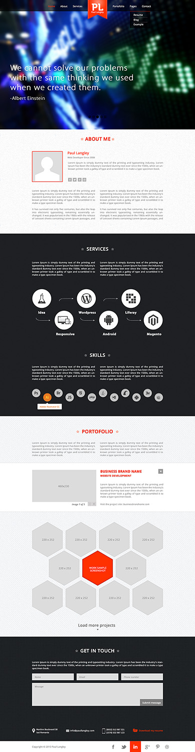 Web Design by R.A.Graphics for this project | Design #2615814
