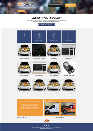 Web Design by AVROM for ImproveYourVehicle | Design: #2647493