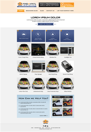 Web Design by AVROM for ImproveYourVehicle | Design: #2653570