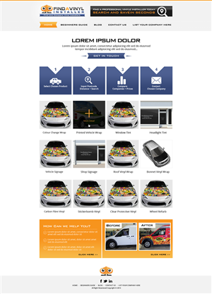 Web Design by AVROM for ImproveYourVehicle | Design: #2653575