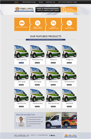 Web Design by AVROM for ImproveYourVehicle | Design: #2653590