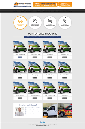 Web Design by AVROM for ImproveYourVehicle | Design: #2655486
