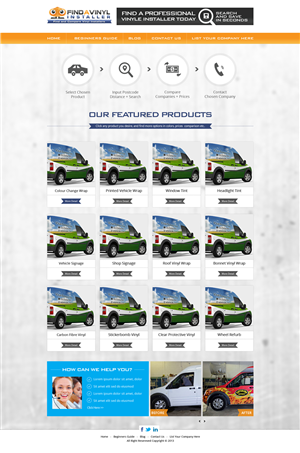 Web Design by AVROM for ImproveYourVehicle | Design: #2656579