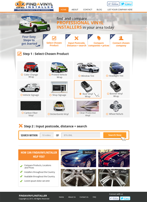 Web Design by Nelsur for ImproveYourVehicle | Design: #2629653