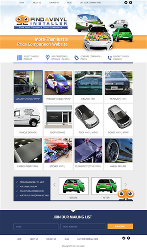 Web Design by weathered83 for ImproveYourVehicle | Design: #2634660