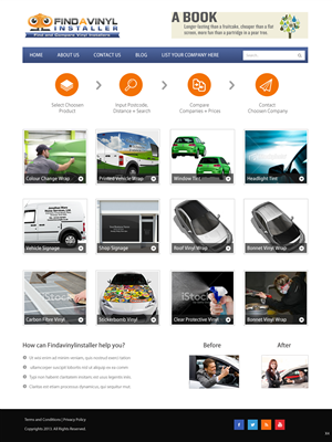 Web Design by pb for ImproveYourVehicle | Design: #2626134