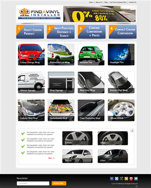 Web Design by pb for ImproveYourVehicle | Design: #2626136