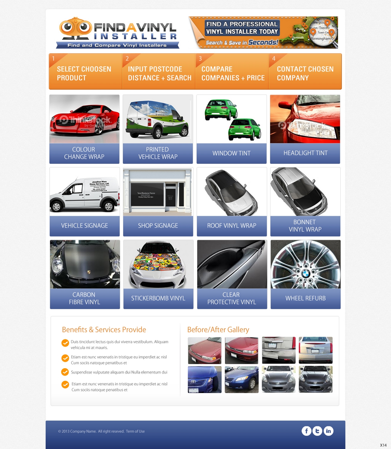 Web Design par pb pour ImproveYourVehicle | Design #2626142