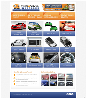 Web Design by pb for ImproveYourVehicle | Design: #2626142