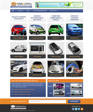 Web Design by pb for ImproveYourVehicle | Design: #2629649