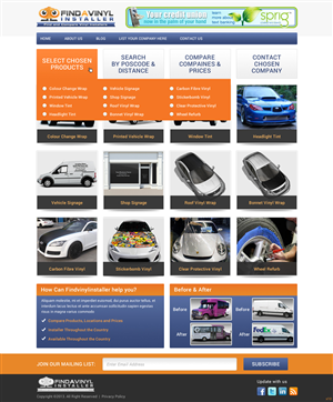 Web Design by pb for ImproveYourVehicle | Design: #2629651