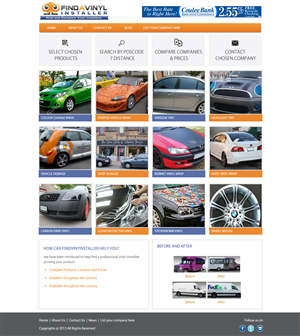 Web Design by pb for ImproveYourVehicle | Design: #2629652