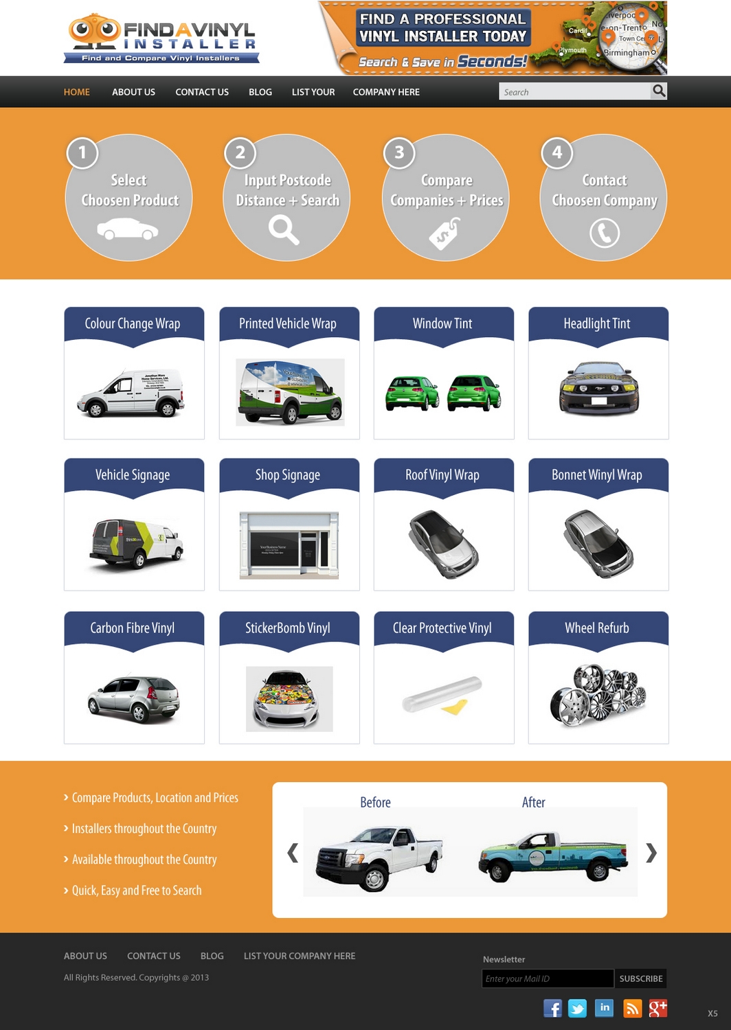 Web Design par pb pour ImproveYourVehicle | Design #2639824