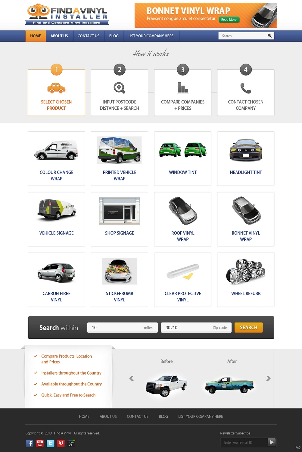 Web Design par pb pour ImproveYourVehicle | Design #2639825