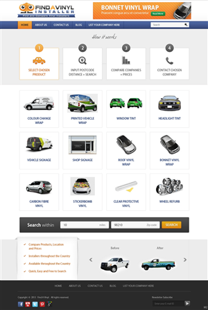 Web Design by pb for ImproveYourVehicle | Design: #2639825