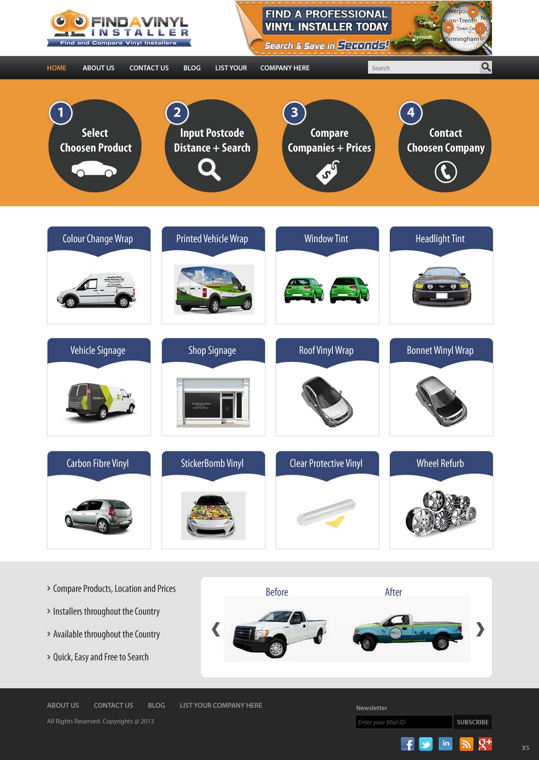 Web Design par pb pour ImproveYourVehicle | Design #2648830