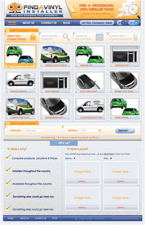Web Design by J.Crittenden for ImproveYourVehicle | Design: #2641988