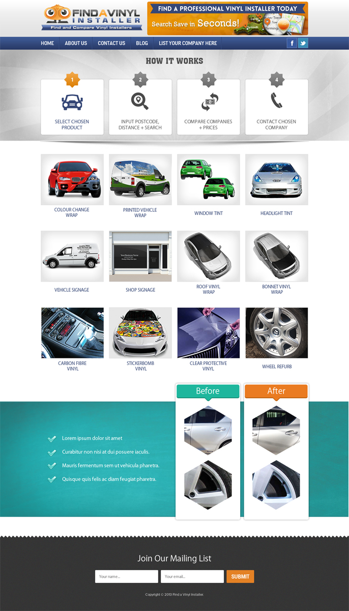 Web-Design von ShreejiAkshar für ImproveYourVehicle | Design #2647623