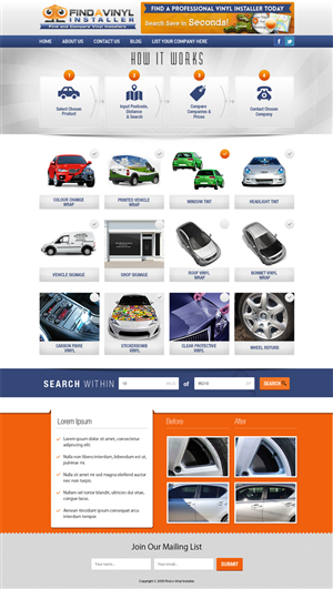 Web Design by ShreejiAkshar for ImproveYourVehicle | Design: #2658192